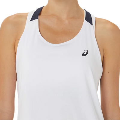 Asics Women Court Tank - Brilliant White/Midnight