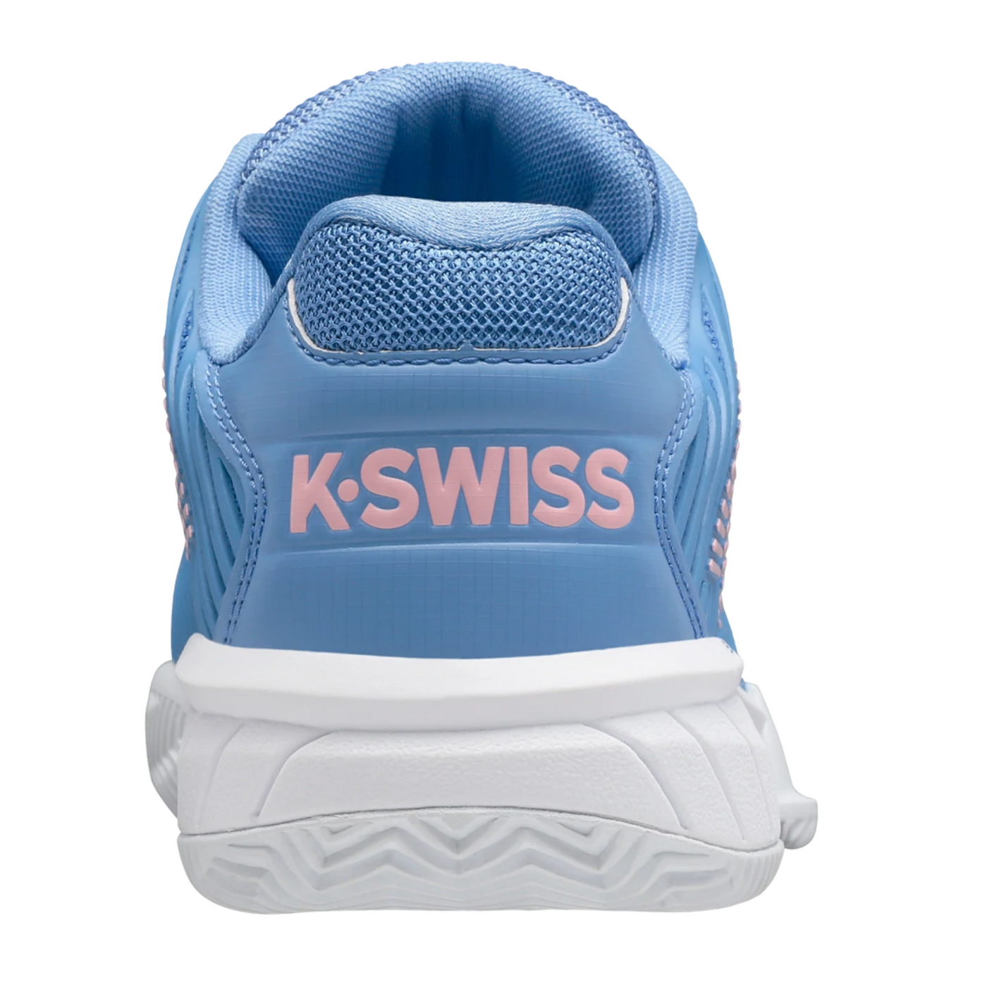 K Swiss Hypercourt Express 2 HB Women Tennis Shoes - Silver Lake Blue/White/Orchid Pink