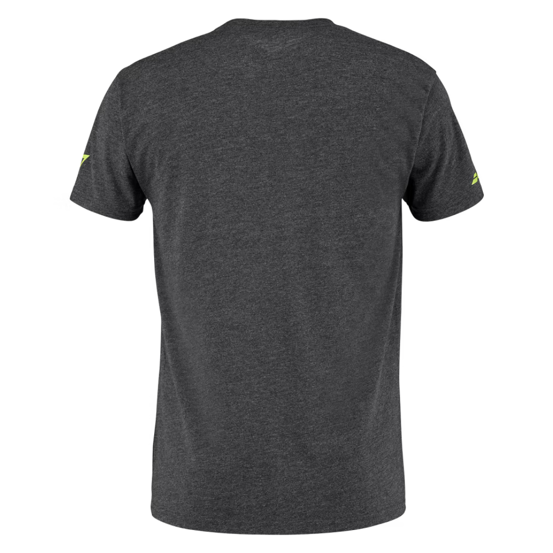 Babolat Aero Cotton Men Tee - Black Heather