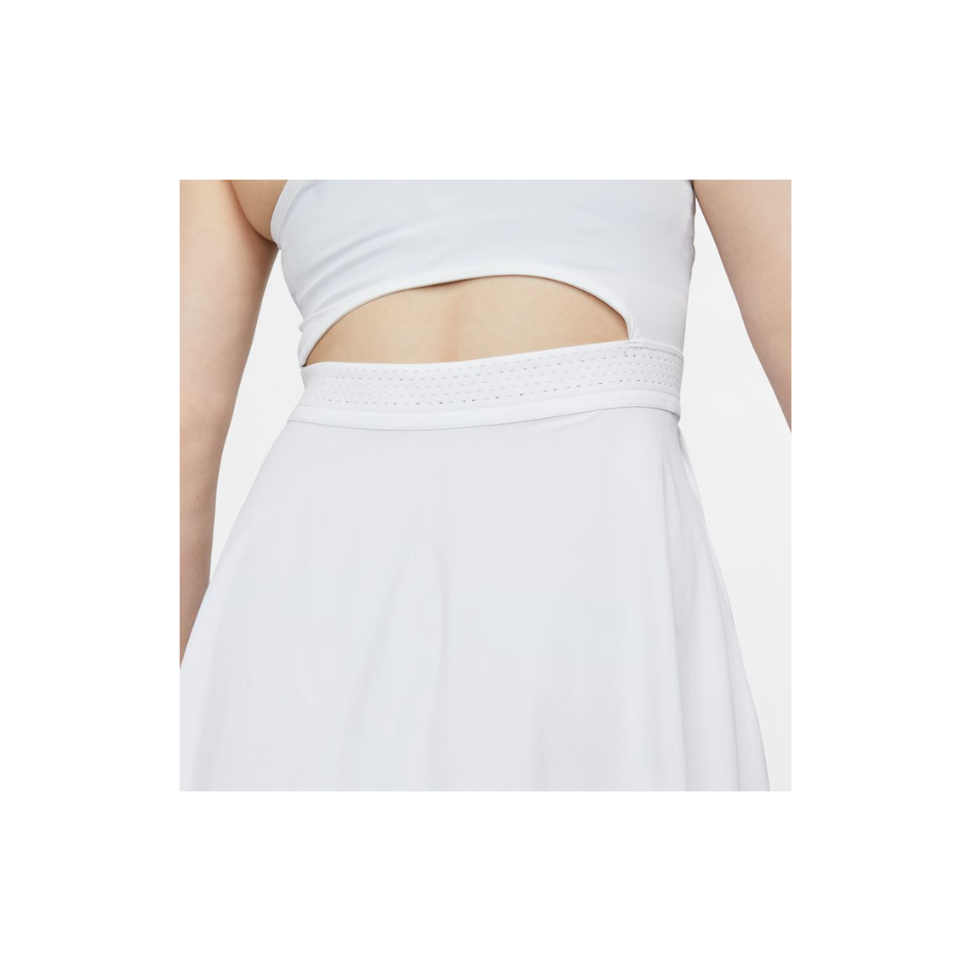 Nike Dri-FIT Advantage Women's Tennis Dress - White/Black
