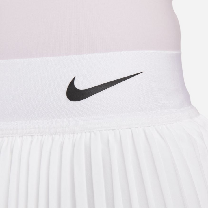 Nike Court Dri FIT Slam Women Tennis Skirt White Black TennisGear