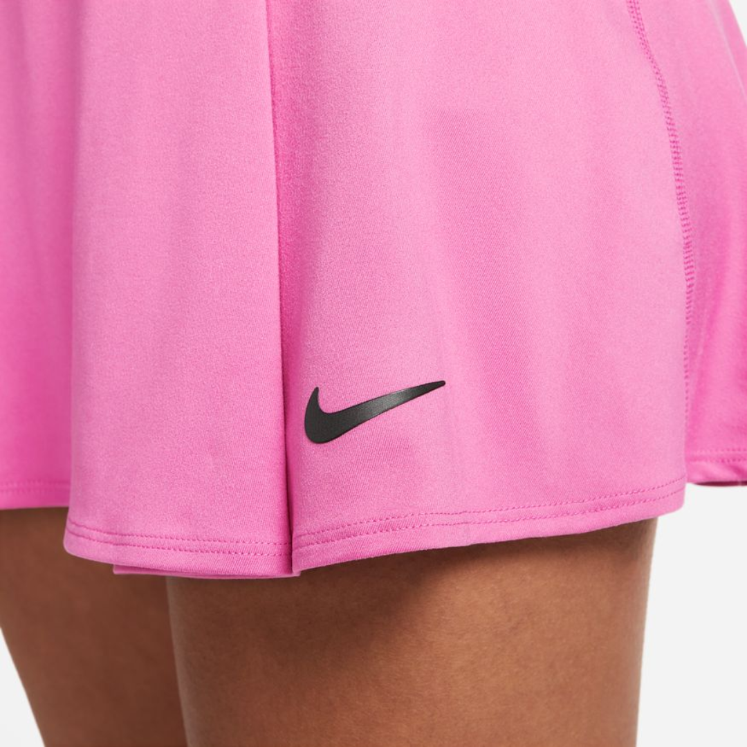 Nike Court Dri-FIT Victory Women Flouncy Tennis Skirt - Cosmic Fuchsia/Black