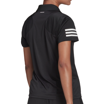 Adidas Women's Club Tennis Polo Shirt - Black/White/White