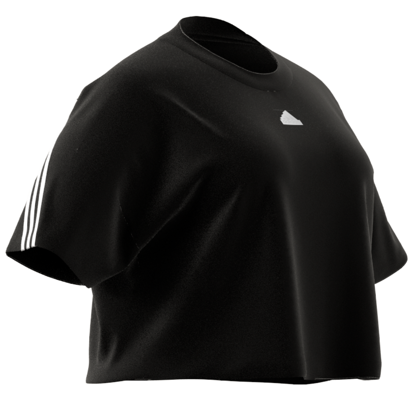 Adidas Future Icons 3 Stripes Tee (PLUS SIZE) - Black