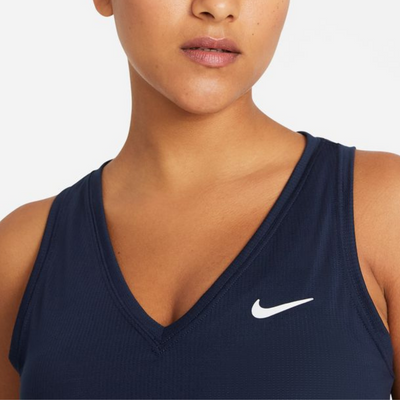 Nike Court Victory Women's Tennis Tank - Blue/White 