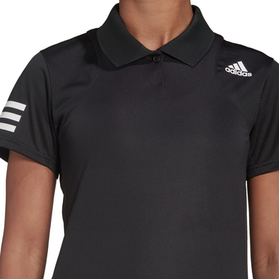 Adidas Women's Club Tennis Polo Shirt - Black/White/White