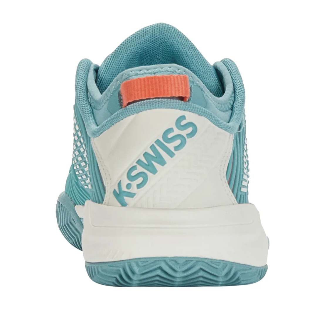 K Swiss Hyper Court Supreme HB Women Tennis Shoes - Nile Blue/Blanc de Blanc/Desert Flower