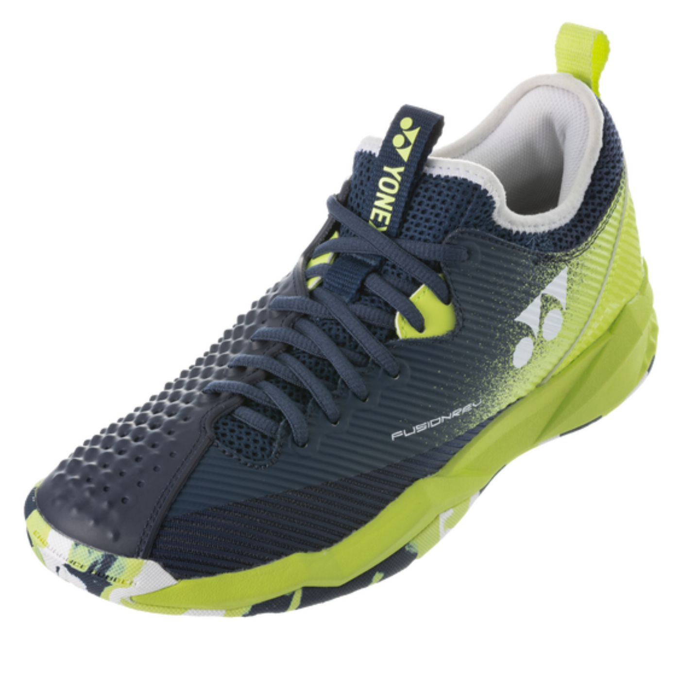 Yonex  2022 Fusion Rev 4 Mens All Court Tennis Shoes Lime/Navy