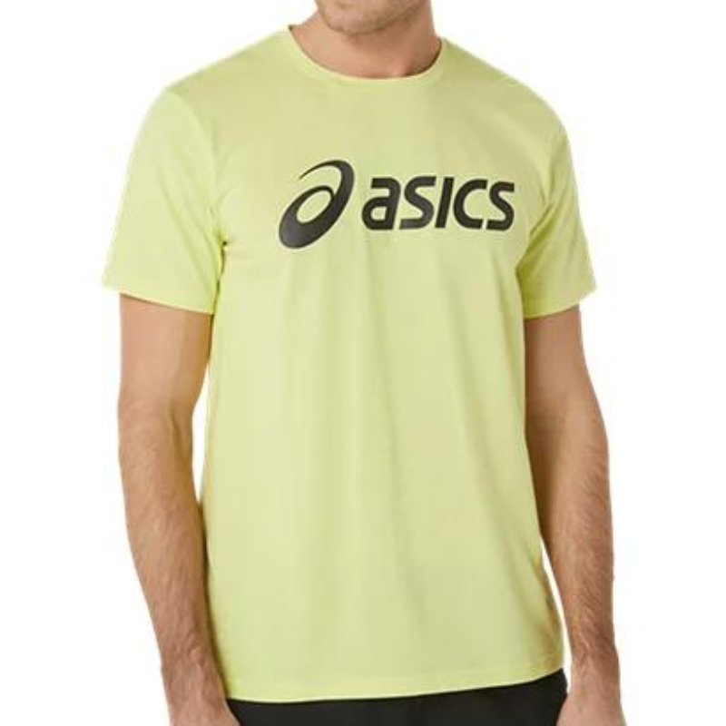 Asics Graphic Mens Tennis Tee - Glow Yellow