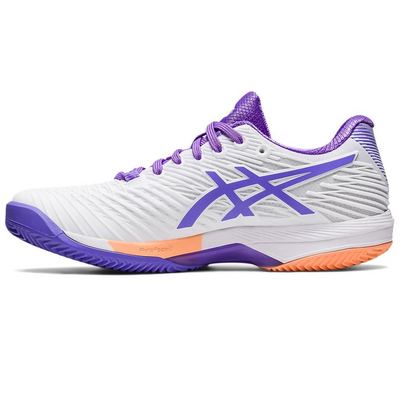 Asics Solution Speed FF 2 Clay Women's Tennis Shoes - White/Amethyst