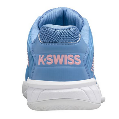 K Swiss Hypercourt Express 2 Silver Lake Blue/White/Orchid Pink Women Tennis Shoes