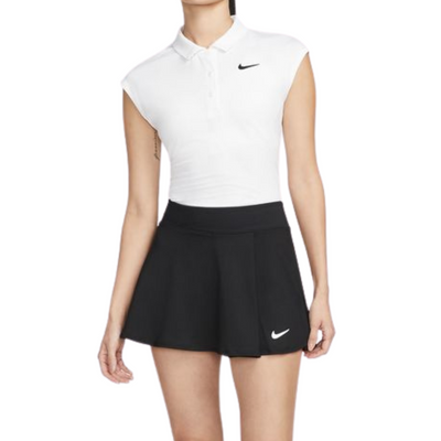 Nike Court Dri-FIT Victory Women's Flouncy Tennis Skirt - Black/White