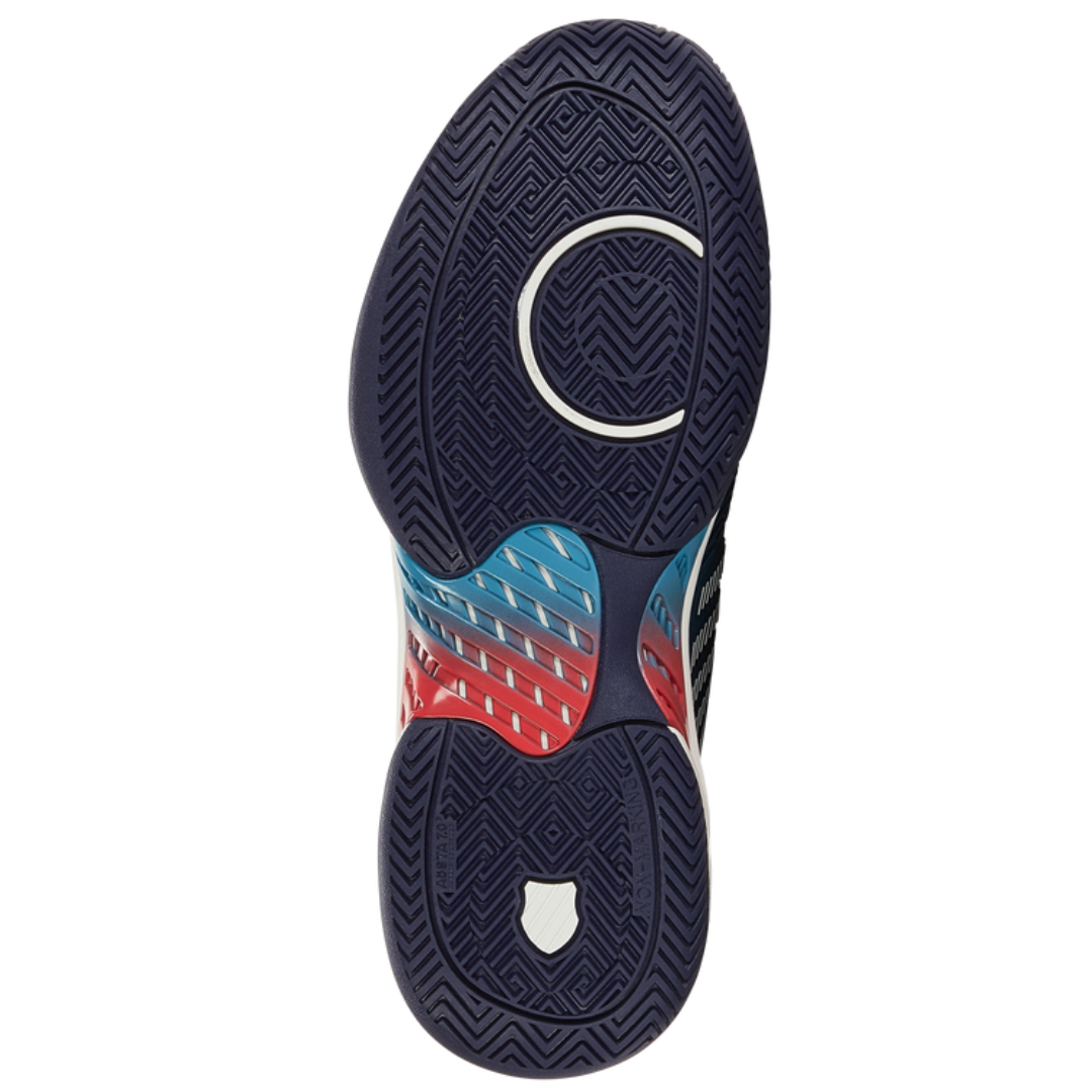 K Swiss Hyper Court Supreme Men Tennis Shoes - Blue Opal /Blanc De Blanc/Lollipop