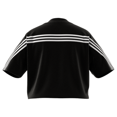 Adidas Future Icons 3 Stripes Tee (PLUS SIZE) - Black