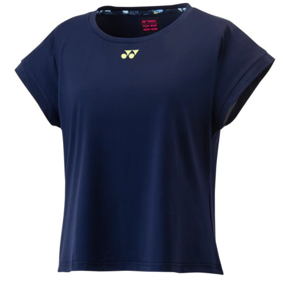 Yonex 2022 AO Tennis Womens Crew Neck Shirt - Navy Blue