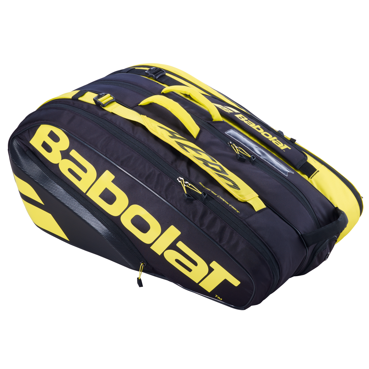 Babolat Pure Aero 12 Pack Racquet Bag 2021 Yellow Black TennisGear