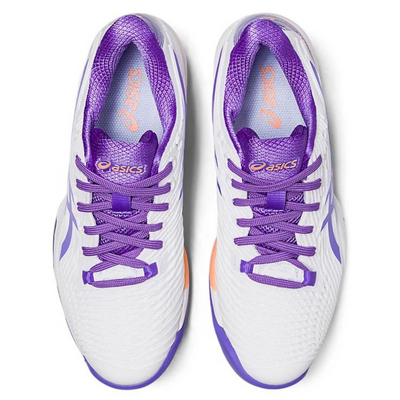 Asics Solution Speed FF 2 Clay Women's Tennis Shoes - White/Amethyst