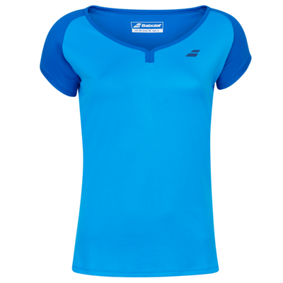 Babolat Play Cap Sleeve Girls Top 4049 - Blue Aster