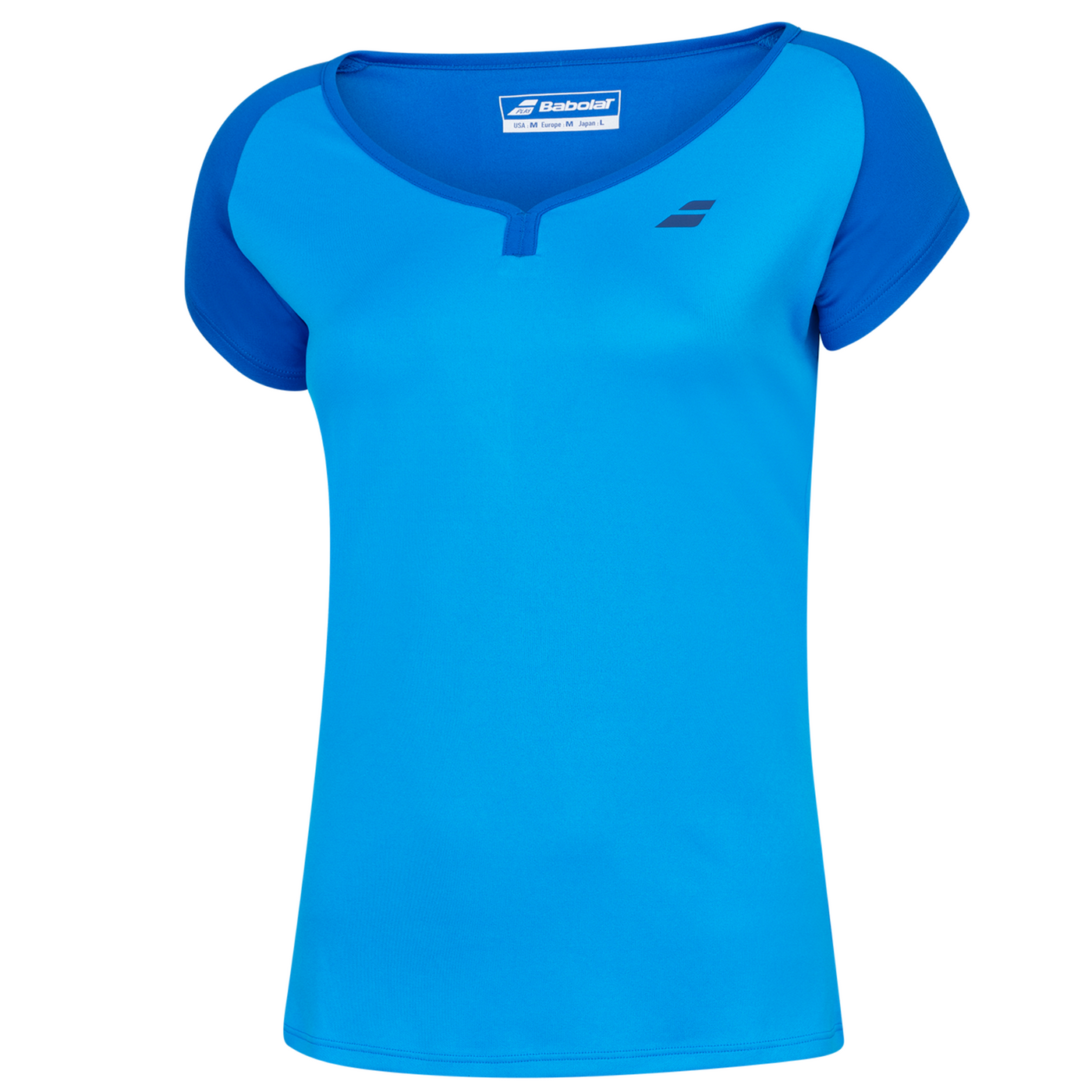 Babolat Play Cap Sleeve Girls Top 4049 - Blue Aster