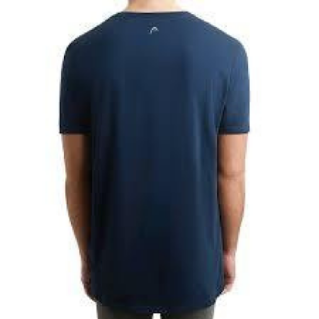 Head Boys Club Ivan Tee - Dark Blue/Yellow