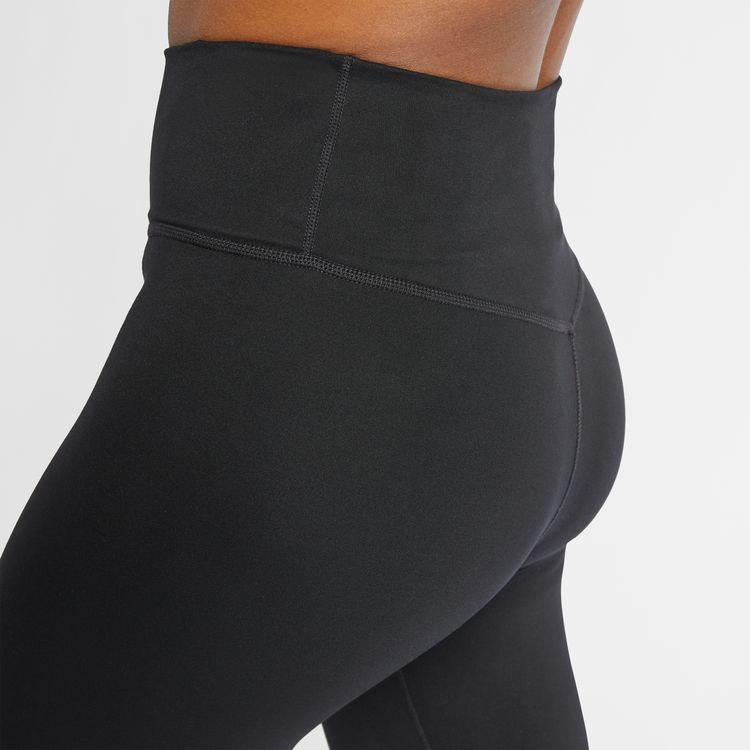 Nike Womens One Luxe Mid-Rise Leggings - Black/Clear