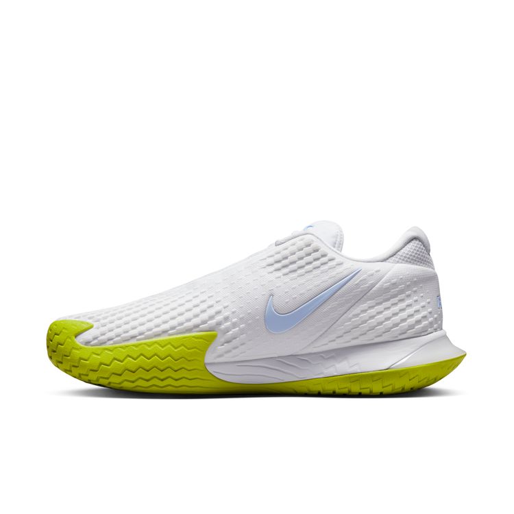 Nike Court Zoom Vapor Cage 4 Rafa Men Hard Court Tennis Shoes -  White/Cobalt Bliss-Bright Cactus