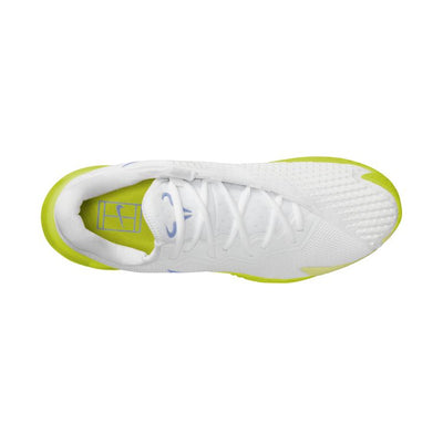 Nike Court Zoom Vapor Cage 4 Rafa Men Hard Court Tennis Shoes -  White/Cobalt Bliss-Bright Cactus