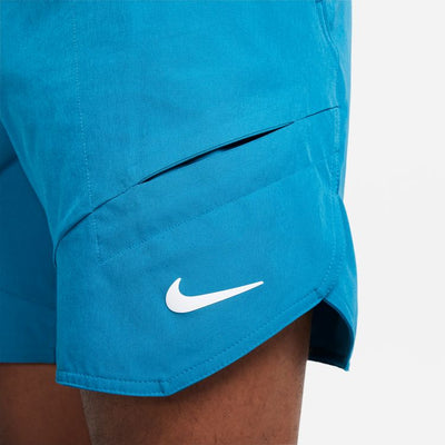 Nike Court Dri-FIT Advantage Men 7" Tennis Short - Green Abyss/White