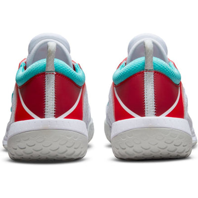 Nike Womens Court Zoom NXT Tennis Shoes - White/Washed Teal/Light Silver