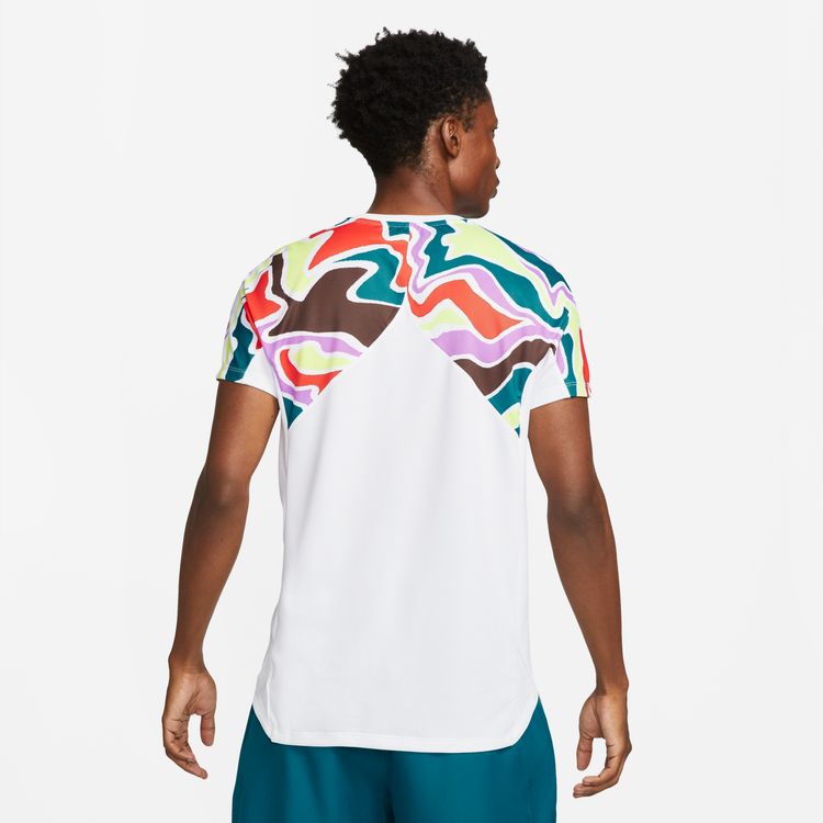 Nike Court Dri-FIT White/White Slam Men Tennis Top