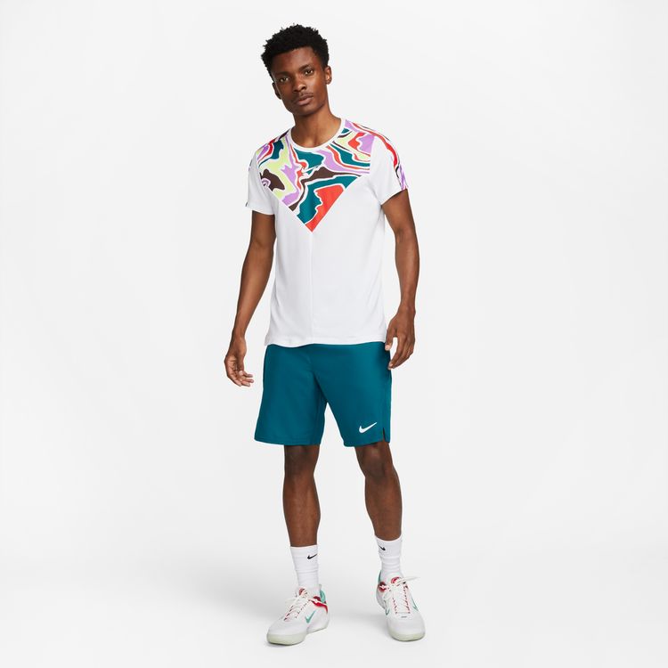 Nike Court Dri-FIT White/White Slam Men Tennis Top