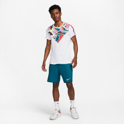 Nike Court Dri-FIT White/White Slam Men Tennis Top