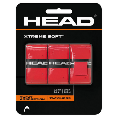 Head Xtreme Soft Overgrip 3 Pack - Red
