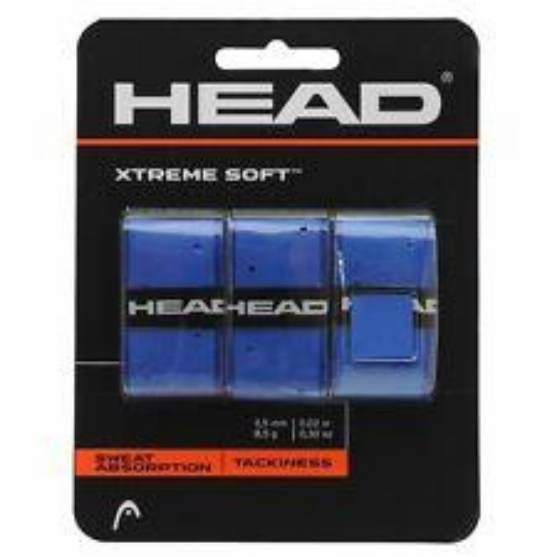 Head Xtreme Soft Overgrip 3 Pack - Blue