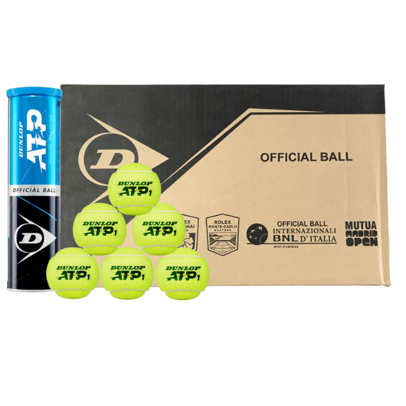 Dunlop ATP Official 4 Ball Carton - 72 Balls