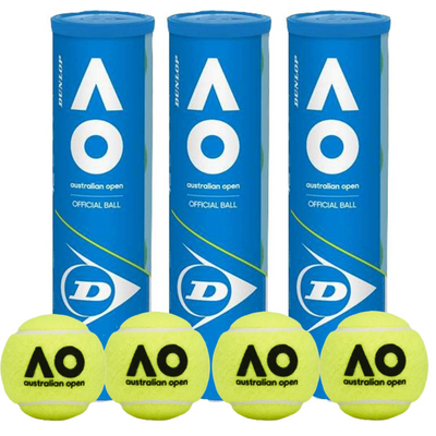 Dunlop AO 4 Ball - 3 for $30
