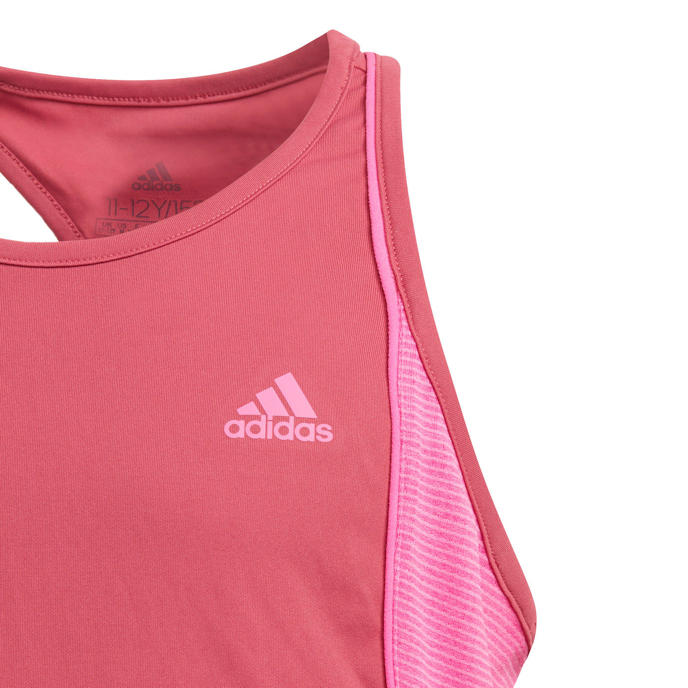 Adidas Girls Pop Up Tank - Wild Pink/Screaming Pink