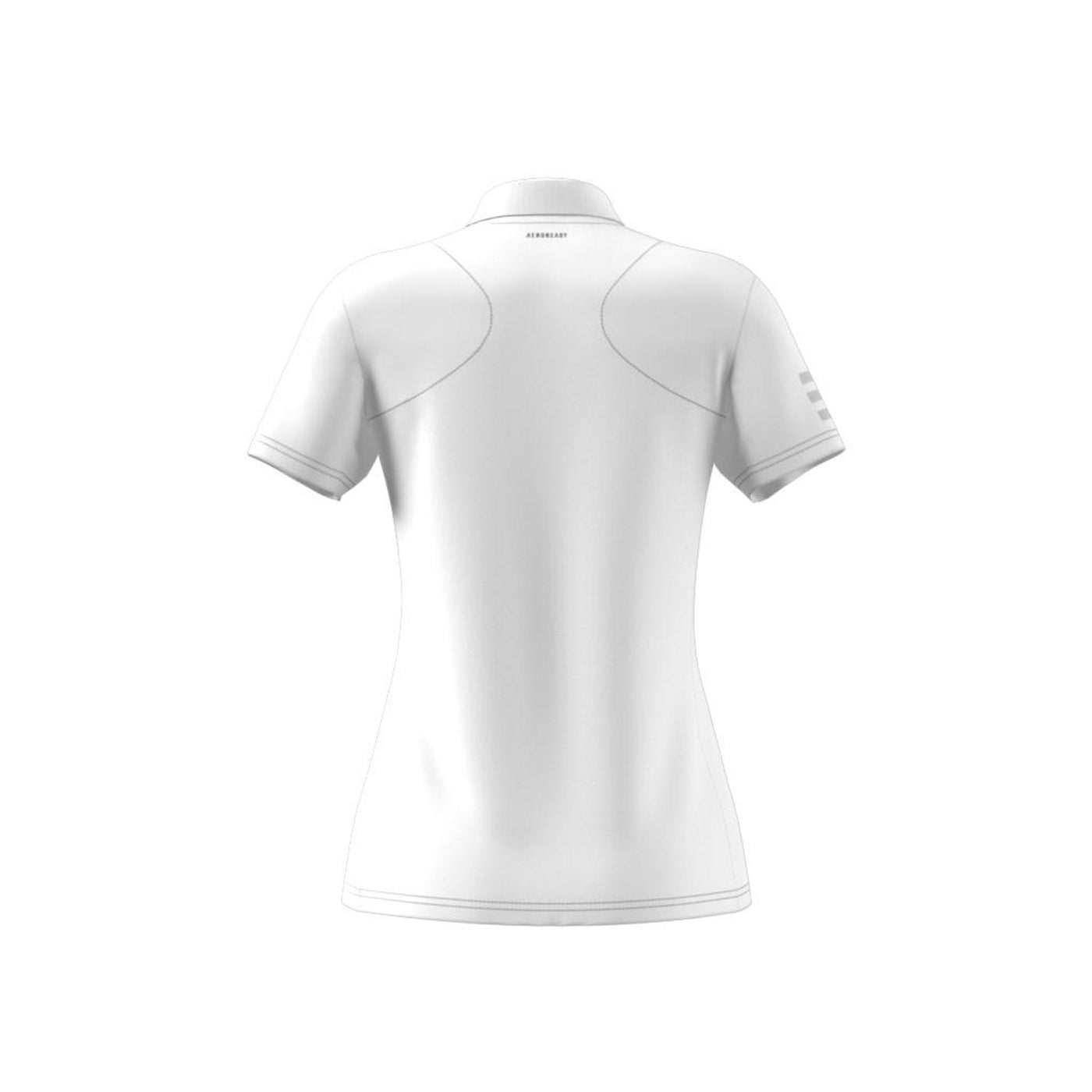 Adidas Womens Club Polo - White/Grey Two