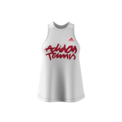 Adidas Womens Graphic Tank - White