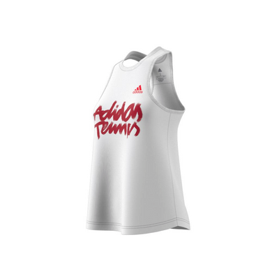 Adidas Womens Graphic Tank - White