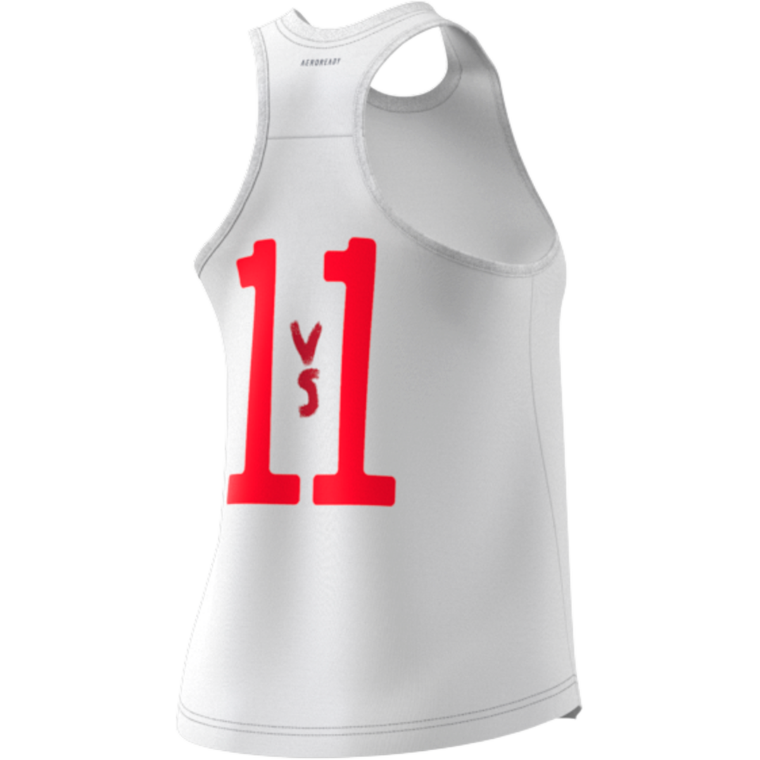 Adidas Womens Graphic Tank - White