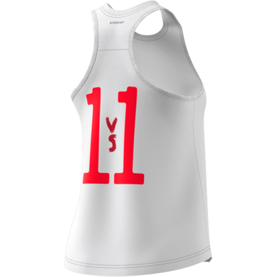Adidas Womens Graphic Tank - White
