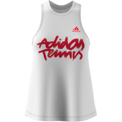 Adidas Womens Graphic Tank - White