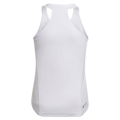Adidas Girls Club Tennis Tank - White/Grey Two