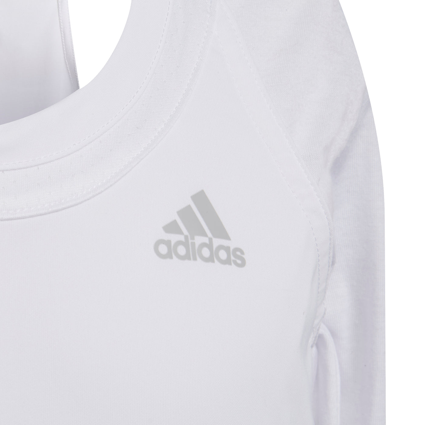 Adidas Girls Club Tennis Tank - White/Grey Two