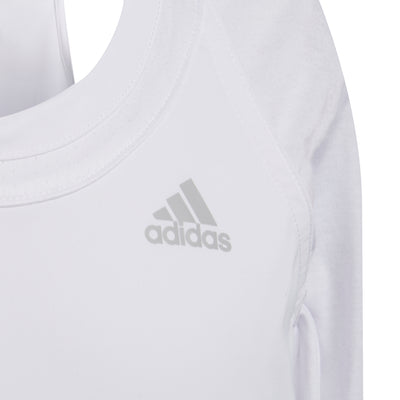 Adidas Girls Club Tennis Tank - White/Grey Two
