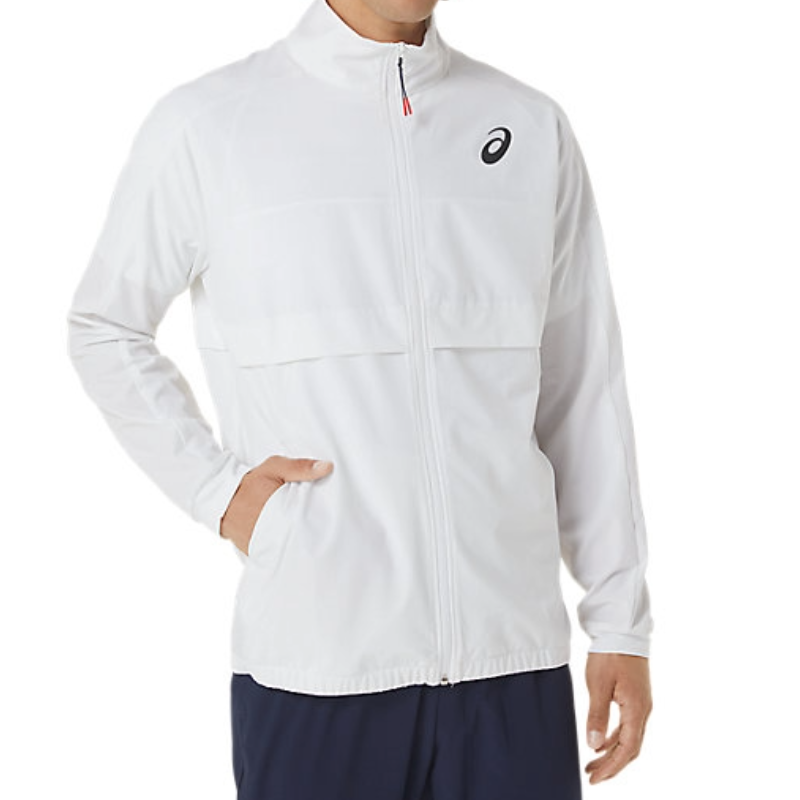 Asics Mens Match Tennis Jacket - Brilliant White