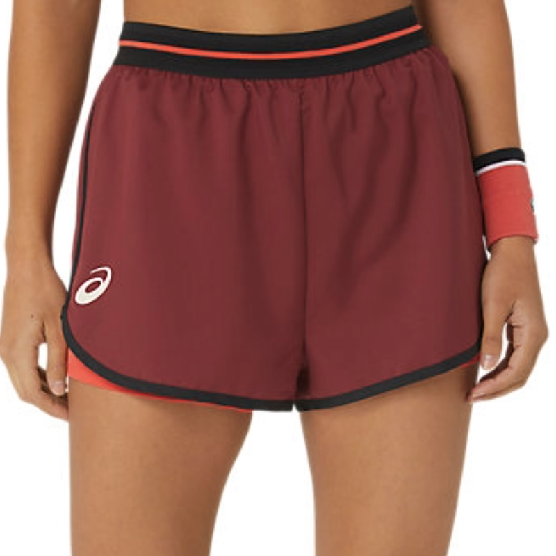 Asics Womens Match Short - Antique Red