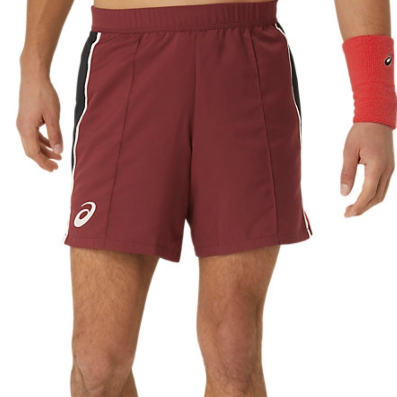 Asics Match 7 Inch Men Tennis Short - Antique Red